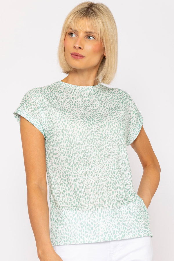 Carraig Donn Green Animal Print T-Shirt