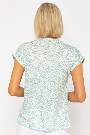 Carraig Donn Green Animal Print T-Shirt