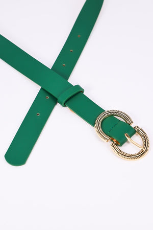 Carraig Donn Green Half Circle Belt in M/L