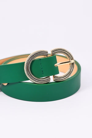 Carraig Donn Green Half Circle Belt in S/M