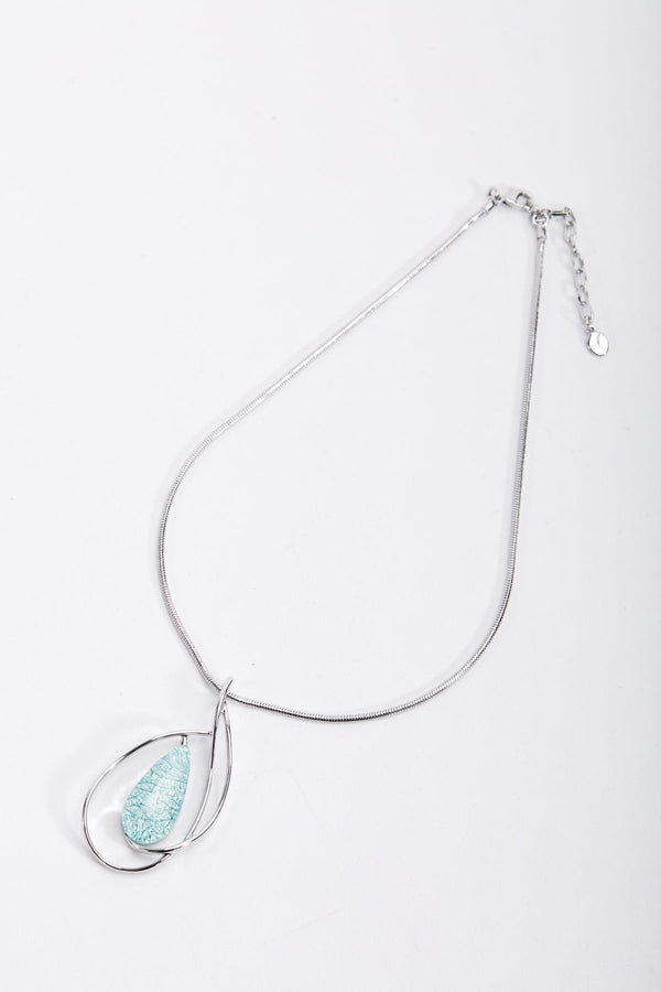 Carraig Donn Green Marble Pendant Necklace
