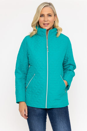 Carraig Donn Green Quilted Jacket