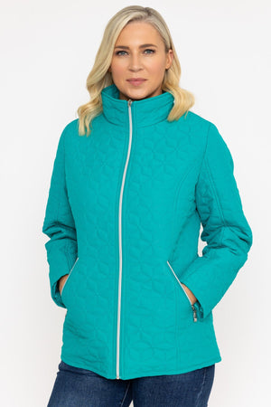 Carraig Donn Green Quilted Jacket