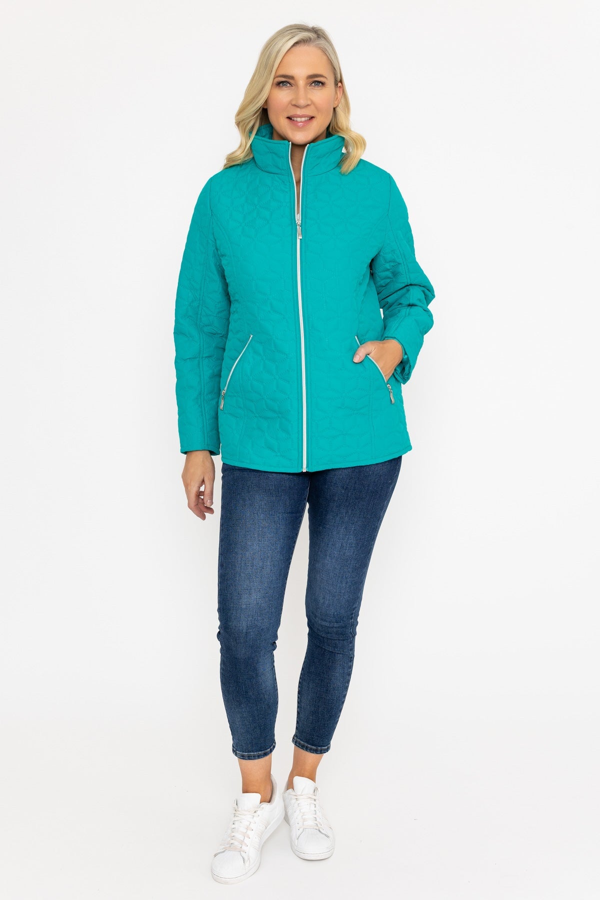 Green Quilted Jacket