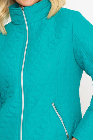 Carraig Donn Green Quilted Jacket