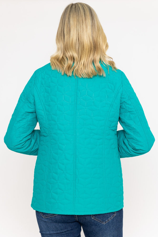 Carraig Donn Green Quilted Jacket