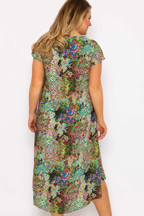 Carraig Donn Green Snake Printed Dress