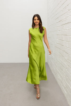 Carraig Donn Green Vanessa Midi Dress
