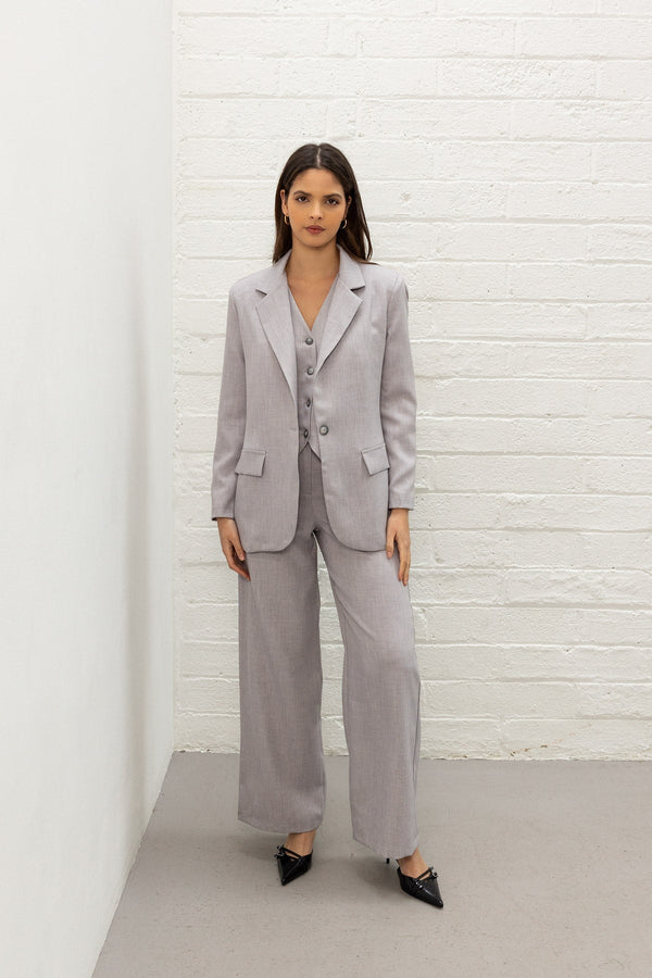 Carraig Donn Grey Boyfriend Blazer