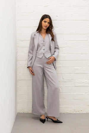 Carraig Donn Grey Boyfriend Blazer