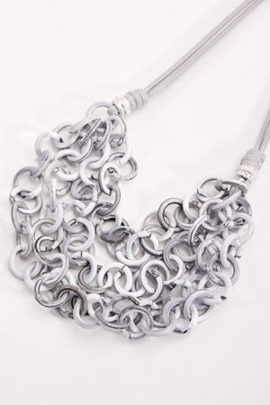 Carraig Donn Grey Loop Chain Necklace