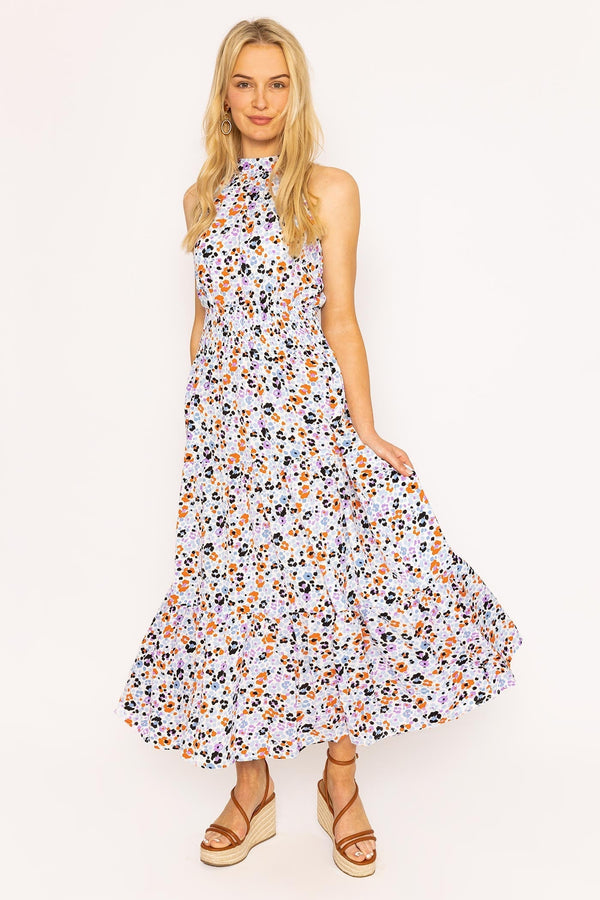 Carraig Donn Halter Neck Dress in Light Blue