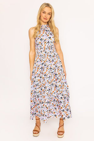 Carraig Donn Halter Neck Dress in Light Blue