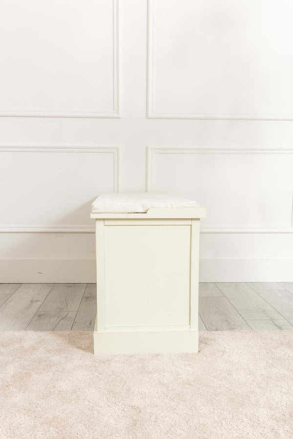 Carraig Donn Hetty Cream Bench With Drawers