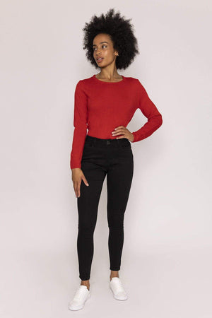 Carraig Donn High Waist Denim Jeans in Black