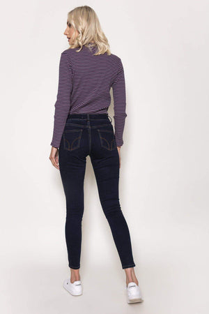Carraig Donn High Waist Denim Jeans in Indigo