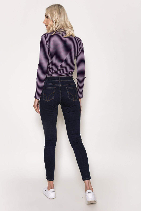 Carraig Donn High Waist Denim Jeans in Indigo
