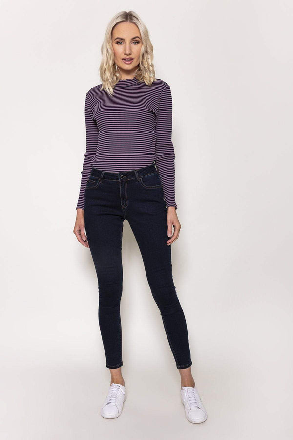 Carraig Donn High Waist Denim Jeans in Indigo