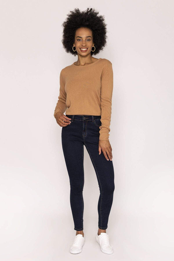 Carraig Donn High Waist Denim Jeans in Indigo