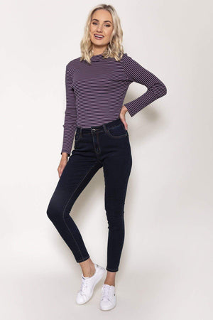Carraig Donn High Waist Denim Jeans in Indigo