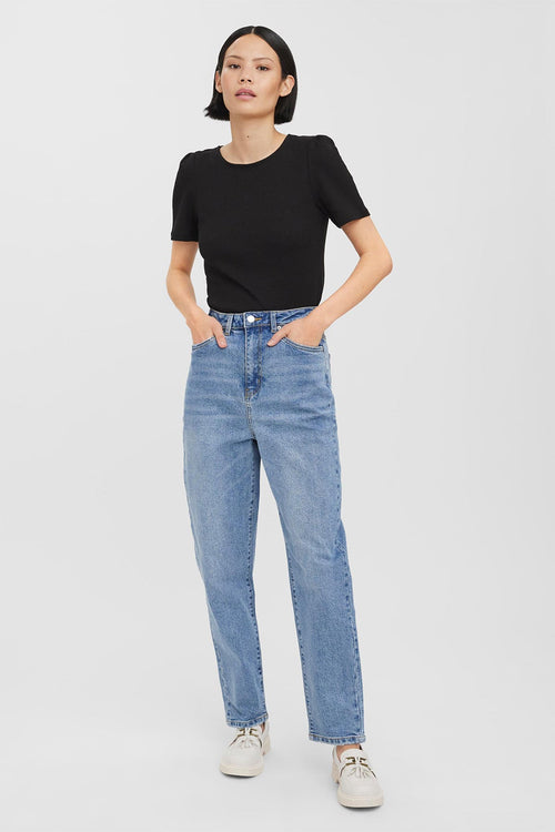 High Waist Mom Jeans in Denim 30"