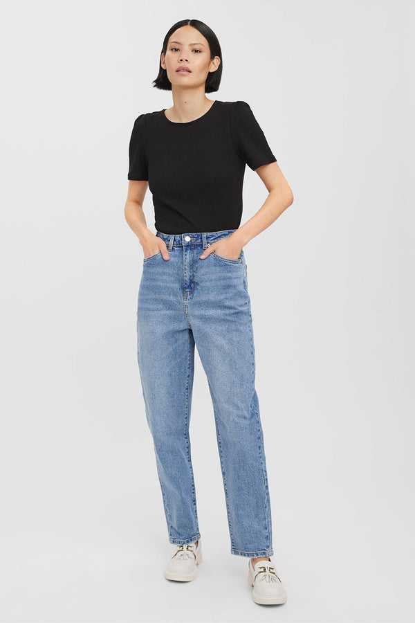 Carraig Donn High Waist Mom Jeans in Denim 30"