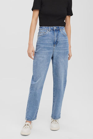 Carraig Donn High Waist Mom Jeans in Denim 30"
