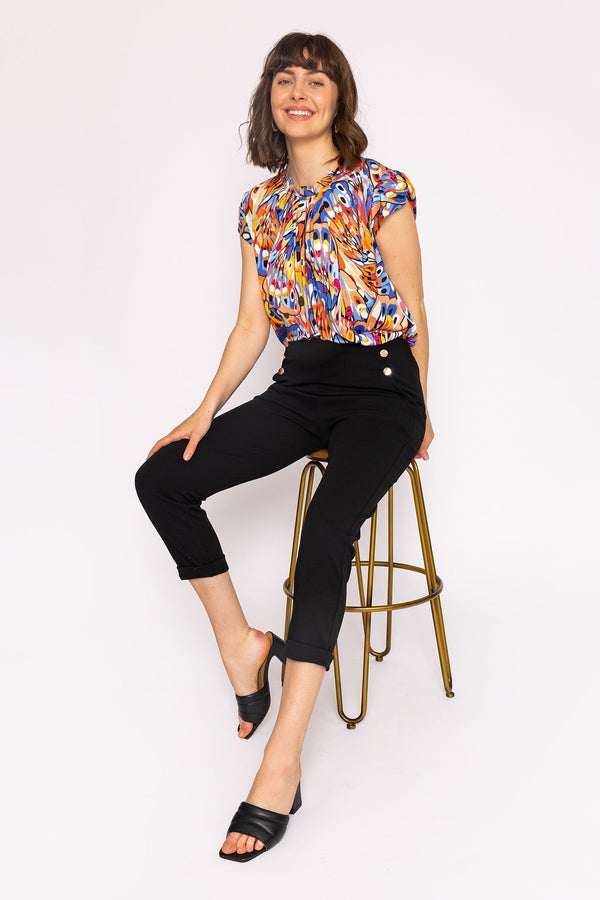 Carraig Donn High Waist Trousers in Black