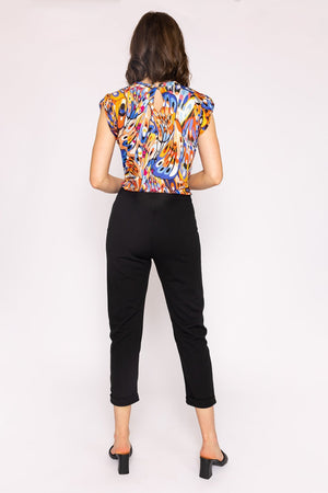 Carraig Donn High Waist Trousers in Black