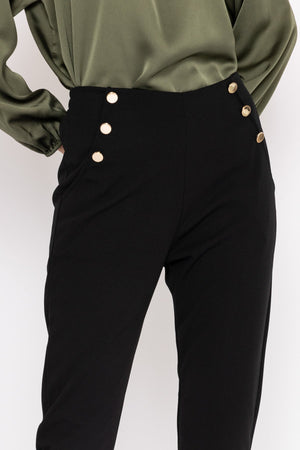Carraig Donn High Waist Trousers in Black