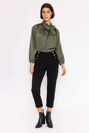 Carraig Donn High Waist Trousers in Black