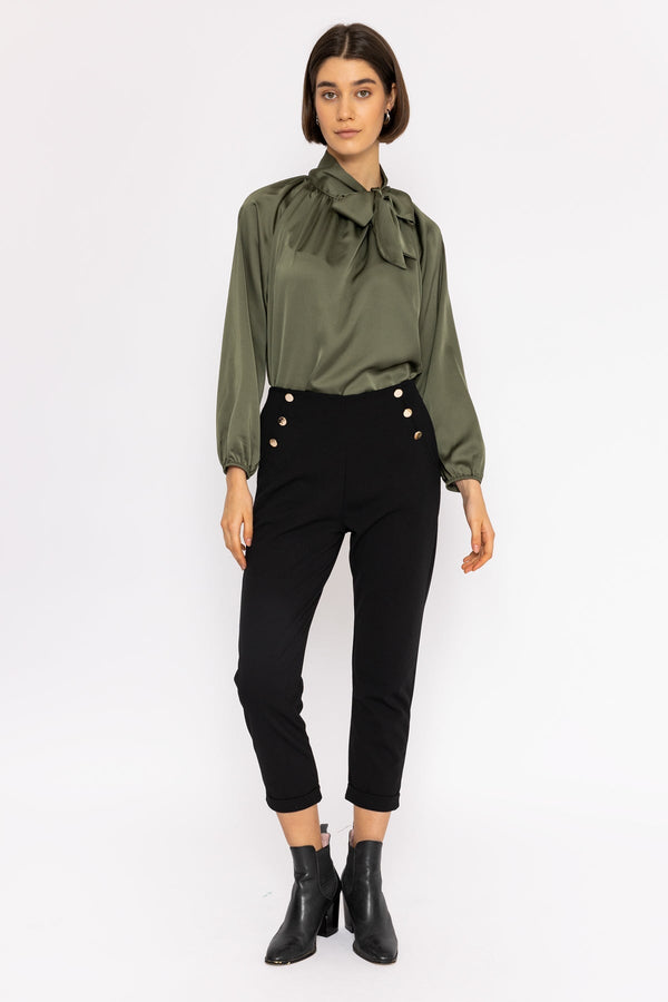 Carraig Donn High Waist Trousers in Black