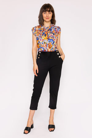 Carraig Donn High Waist Trousers in Black