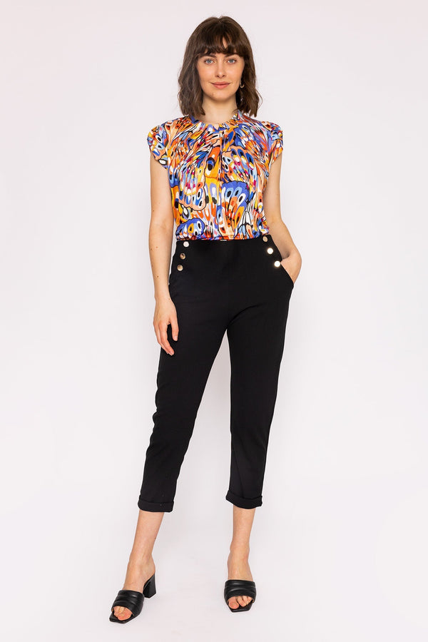 Carraig Donn High Waist Trousers in Black