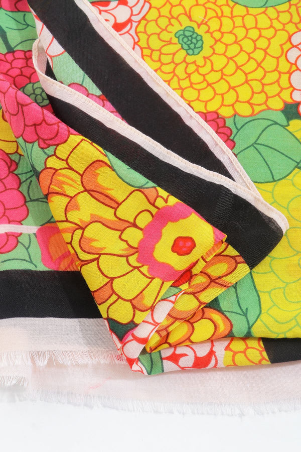 Carraig Donn Hydrangea Print Scarf in Pink