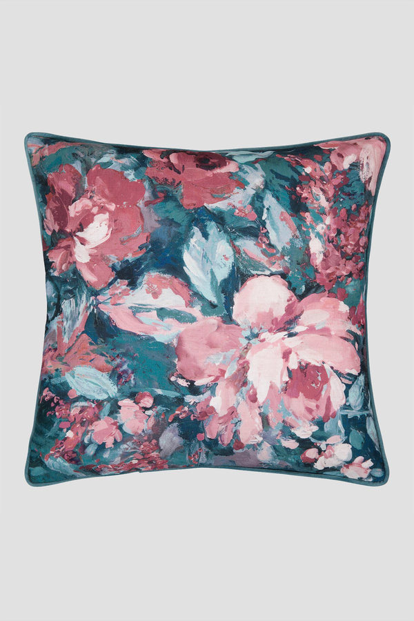 Carraig Donn Indie 58x58cm Cushion in Blush and Sage