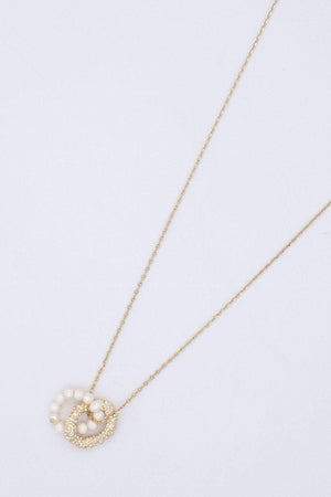 Carraig Donn Interlocking Circle Necklace in Gold