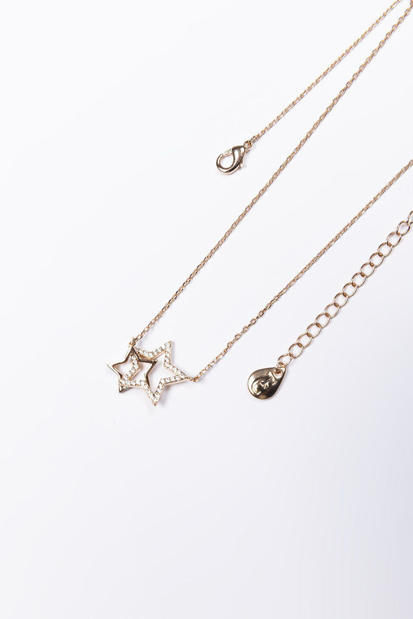 Carraig Donn Interlocking Star Pendant in Rose Gold