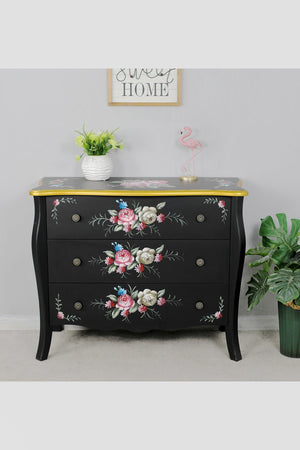Carraig Donn Isabel Black 3 Drawer Cabinet