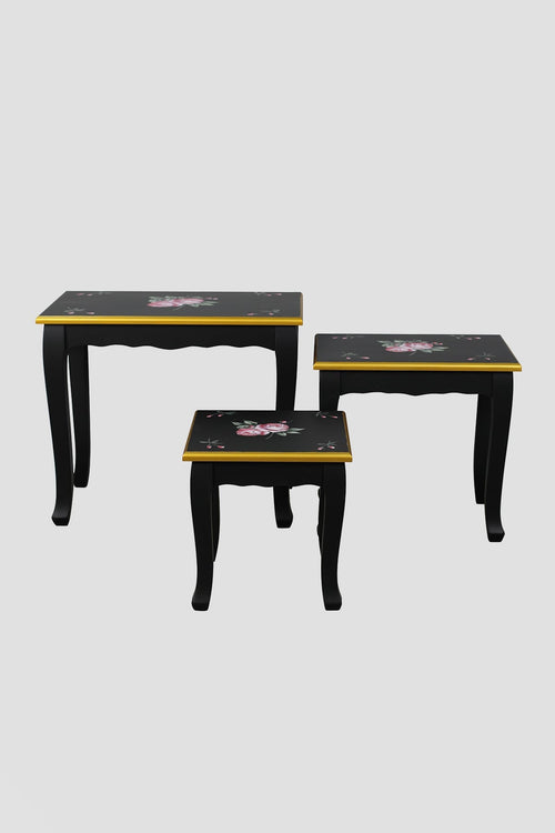Carraig Donn Isabel Black Nest Of Tables