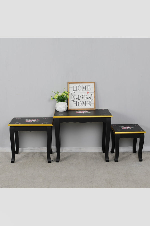 Carraig Donn Isabel Black Nest Of Tables