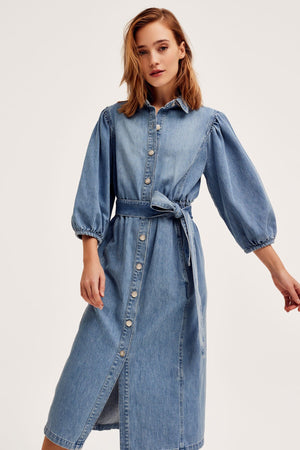 Carraig Donn Ivorys Midi Denim Dress