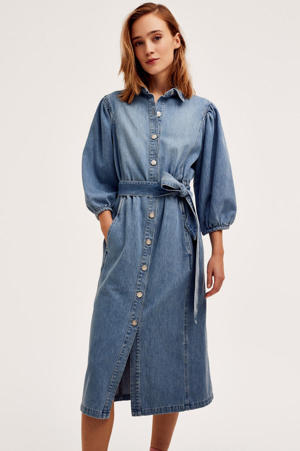 Carraig Donn Ivorys Midi Denim Dress