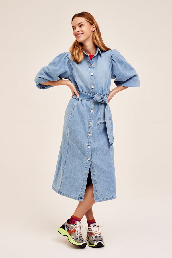 Carraig Donn Ivorys Midi Denim Dress