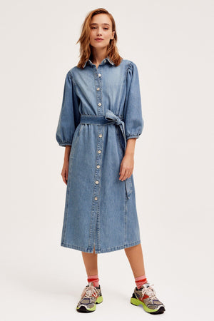Carraig Donn Ivorys Midi Denim Dress