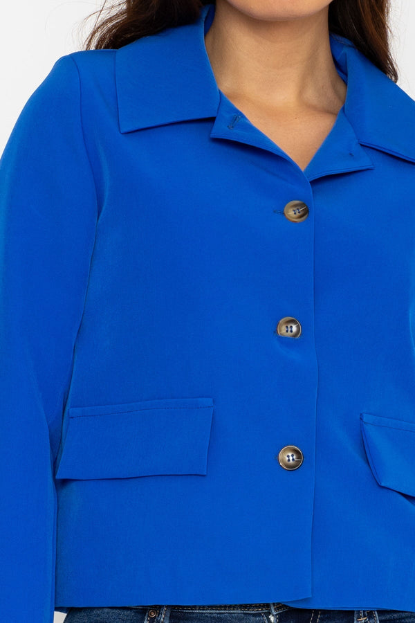 Carraig Donn Jackie Jacket in Blue