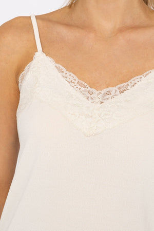 Carraig Donn Jade Milla Singlet Top in Cream