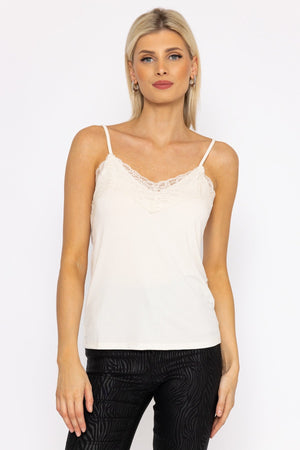Carraig Donn Jade Milla Singlet Top in Cream
