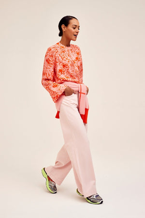Carraig Donn Jake Wide Leg Jeans in Pink