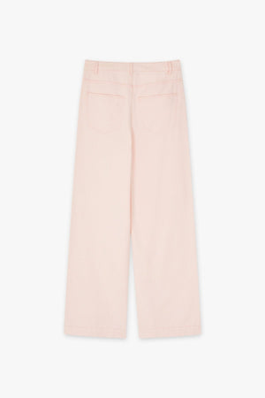 Carraig Donn Jake Wide Leg Jeans in Pink
